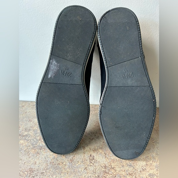 Zara men’s navy blue suede oxford shoe with comfy rubber sole size 41